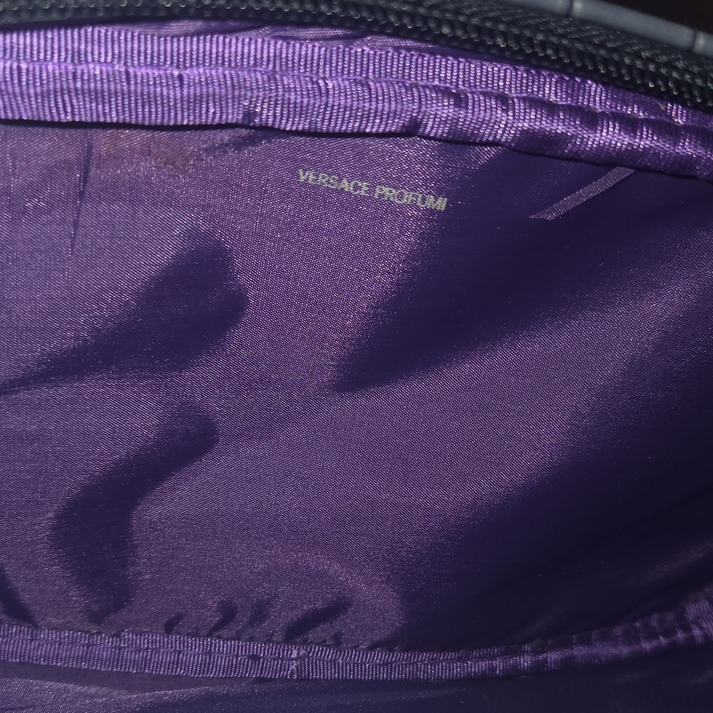 Versace Collection Blue Crocodile-Pattern Toiletr… - image 8